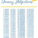 Adverb Mad Libs Printable 2022 Printablemadlibs