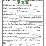 Christmas Decorations Mad Libs Woo Jr Kids Activities Christmas