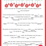 Christmas Mad Libs Printable Christmas Games Christmas Mad Libs Fun