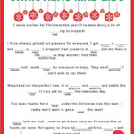 Christmas Mad Libs Printable Happiness Is Homemade Christmas Mad