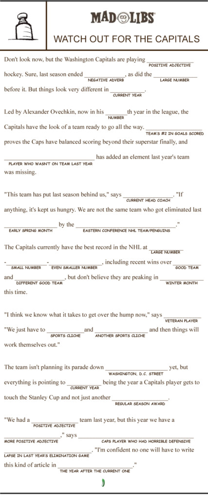 Mad Lib Printable Deaf 2022 Printablemadlibs