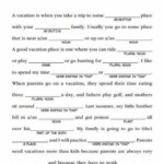 Phrasal Template World Game Kids Mad Libs Mad Libs Printable Mad Libs