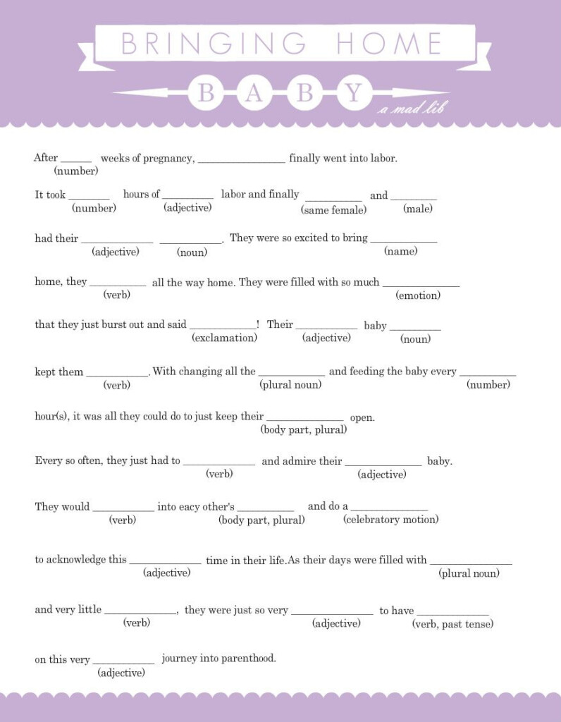 Pink Gold Heart Confetti Girl Baby Shower Activity Advice For Mommy 