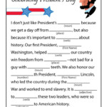 Presidents Day Mad Libs Woo Jr Kids Activities