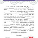 Tell The Story Fill in the Blank Fairy Tale