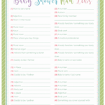 The Easiest Funniest Baby Shower Mad Libs Tulamama