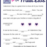 10 Best Love Letter Mad Libs Printable Printablee