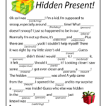 Christmas Mad Libs Hidden Present Christmas Mad Libs For Kids