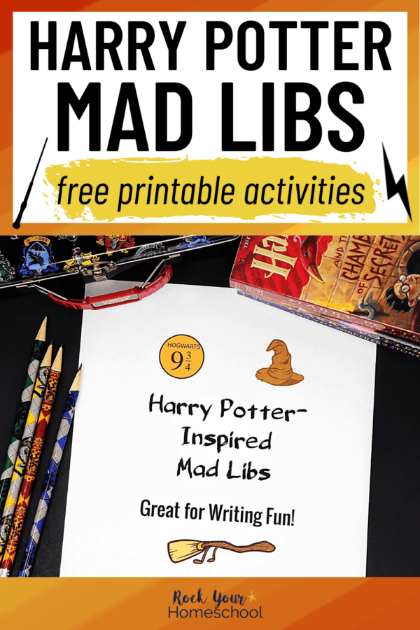 Free Printable Harry Potter Inspired Mad Libs For Writing Fun Rock