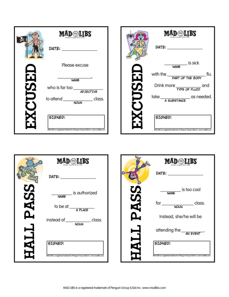 Free Printable Mad Libs For Tweens Free Printable