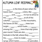 Mad Libs For Kindergarten Printable Printable Templates