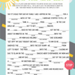 Mad Libs Free Printables Mad Libs Printable