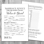 Marriage Advice Mad Libs Ubicaciondepersonas cdmx gob mx