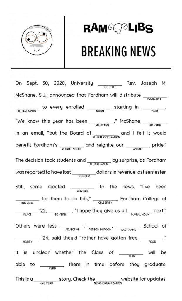 Medical Mad Libs Printable Printable Word Searches