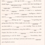 Star Wars Mad Libs Printable Printable Word Searches